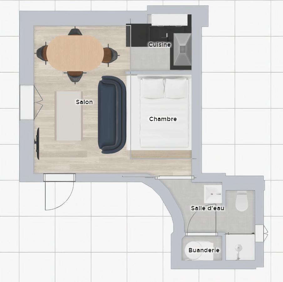 Apartamento Le Petit Cendriere Saumur Exterior foto